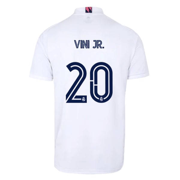 Camiseta Real Madrid 1ª NO.20 Vini Jr. 2020-2021 Blanco